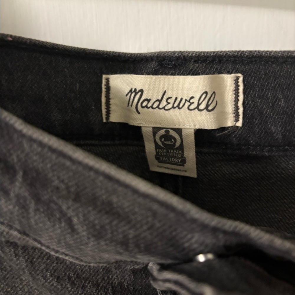 Madewell Charcoal Denim Pants